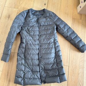 Uniqlo Charcoal Quilted Coat